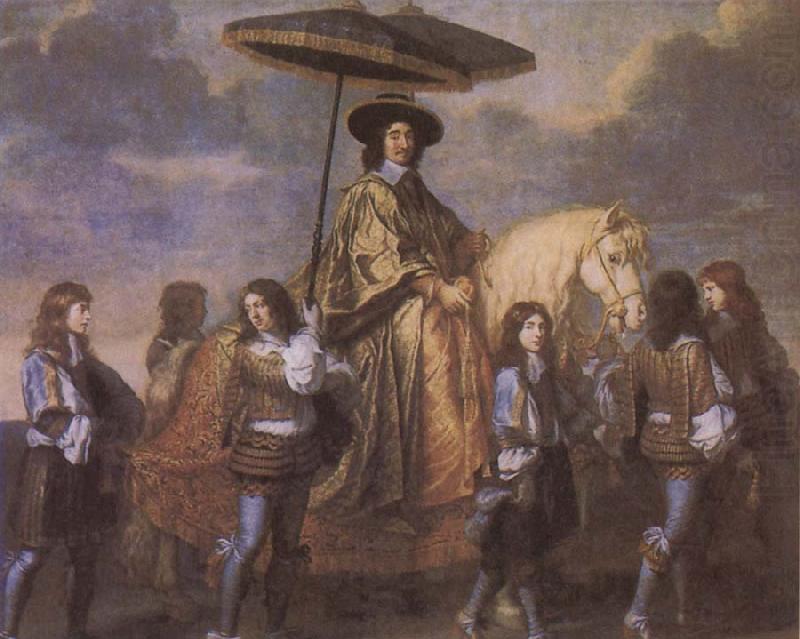 Charles le Brun Chancellor Seguier at the Entry of Louis XIV into Paris in 1660 china oil painting image